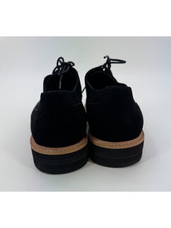 Robert Graham Black Suede & Canvas Lace-Up Oxfords With Rubber Sole Size 9 main image 11